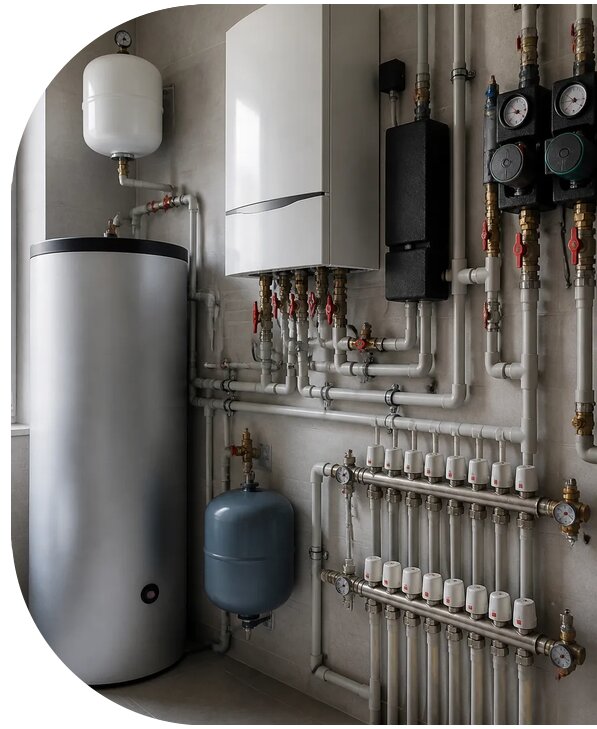 Монтаж газового котла в частном доме в Артёме от 88120 р. | АПаруса-Арт