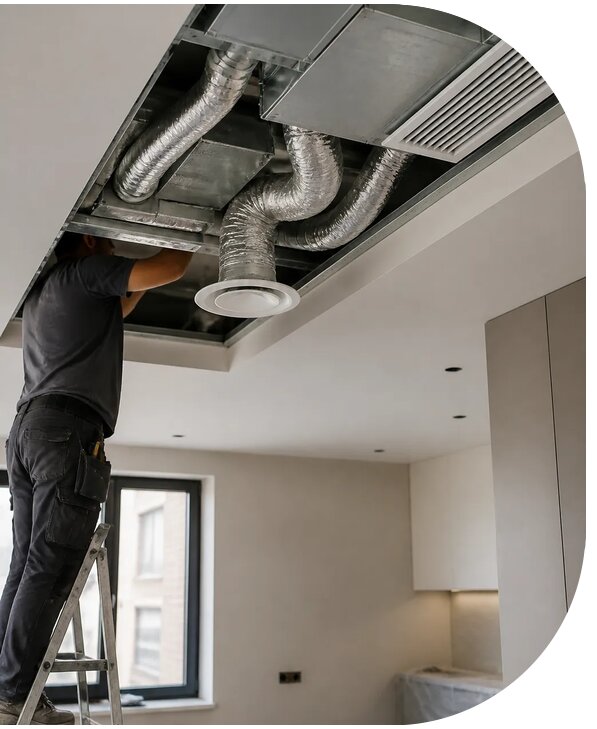 Монтаж вентиляции квартиры под ключ в Артёме с гарантией